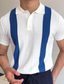 זול סוודר פולו סרוג-אמזון סחר חוץ בגדי גברים קיץ אירופאי ואמריקאי סוודר סרוג ג&#039;קארד חדש חולצת פולו עסקית שרוולים קצרים בצבע
