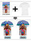 billiga anpassa-skräddarsydd henley skjorta t-shirt för män 3d-tryck kortärmad grafisk klädsel med knapptryckning grundläggande fritidsdesigner unik stil