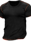 Χαμηλού Κόστους Ανδρικά μπλουζάκια casual-Ανδρικά Μπλουζάκι Μπλουζάκι μπλουζάκι Σκέτο Στρογγυλή Ψηλή Λαιμόκοψη Δρόμος Διακοπές Κοντομάνικο Ρούχα Υψηλής Ποιότητας Βασικό Σύγχρονη Σύγχρονη