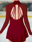 cheap Figure Skating Dresses-Figure Skating Dress Women&#039;s Girls&#039; Ice Skating Dress Outfits Light Yellow White Pink Open Back Mesh Spandex High Elasticity Competition Skating Wear Handmade Ice Skating Figure Skating