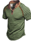 voordelige klassieke polo-Voor heren POLO Shirt Golfshirt Met Textuur Grafische prints Strijkijzer Abrikoos Geel Leger Groen blauw Donkergroen Buiten Straat Korte Mouw Afdrukken Kleding Sport Modieus Ontwerper Casual
