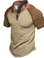 tanie klasyczna koszulka polo-Męskie Koszulka polo Koszula golfowa Teksturowany Wzory graficzne Wieczorne Morelowy Żółty Zieleń wojskowa Niebieski Ciemnozielony Na zewnątrz Ulica Krótkie rękawy Nadruk Odzież Sport Moda
