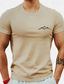 cheap Men&#039;s Plus Size T-shirts-Men&#039;s Plus Size T shirt Tee Big and Tall Graphic Prints Crewneck Print Short Sleeves Streetwear Stylish Casual Tops Outdoor Going out Tops