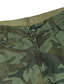 billige Cargoshorts-Herre Shorts med lommer Taktiske bukser Shorts Multi lomme Camouflage Komfort Åndbart udendørs Daglig I-byen-tøj Mode Gade Militærgrøn Kakifarvet