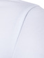 abordables polo clásico-Hombre POLO Camiseta de golf Exterior Diario Diseño Mangas cortas Elegante Básico Bloque de color Raya Botón frontal Estampado Verano Primavera Negro Blanco Azul Oscuro Gris POLO
