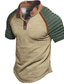 cheap Classic Polo-Men&#039;s Polo Shirt Golf Shirt Textured Graphic Prints Turndown Apricot Yellow Army Green Blue Dark Green Outdoor Street Short Sleeves Print Clothing Apparel Sports Fashion Designer Casual