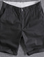 billige chinoshorts til mænd-Herre Shorts Chino shorts Bermuda shorts Lomme Vanlig Komfort Åndbart udendørs Daglig I-byen-tøj Bomuldsblanding Mode Gade Sort Rød
