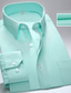 billige Dresskjorter-herreskjorte andre trykk ensfarget klassisk krage street casual skjorter med krage lange ermede topper designer lys rosa hvit svart arbeidskjole skjorter sommerskjorter
