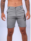 cheap Chino Shorts-Men&#039;s Shorts Chino Shorts Bermuda shorts Pocket Geometry Comfort Breathable Business Daily Cotton Blend Fashion Casual Khaki Dark Blue