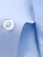 preiswerte Formelle Hemden-Herren Oberhemd Hellrosa Schwarz Weiß Langarm Streifen und Plaid Hemdkragen Ganzjährig Freizeitskleidung Verabredung Bekleidung