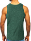 ieftine Tricouri de Sală-Bărbați Bluză Vest Top Sub Cămașă Cămașă fără mâneci Simplu Stil Nautic În aer liber Ieșire Fără manșon Îmbrăcăminte Modă Designer Muşchi