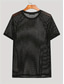 ieftine Tricouri casual pentru bărbați-Bărbați Tricou Tee Top Simplu Stil Nautic Stradă Vacanță Mânecă scurtă Croșetat Îmbrăcăminte Modă Designer De Bază