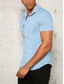 baratos camisas masculinas casuais-Homens Camisa Social camisa de botão camisa de verão Camisa casual Preto Branco Amarelo Azul Verde Escuro Manga Curta Tecido Lapela Diário Férias Roupa Moda Casual Confortável
