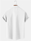 billige Hawaiiskjorter-Herre Skjorte Hawaii skjorte Kokos palme Grafiske tryk Aftæpning Hvid Grøn Grå udendørs Gade Kort Ærme Trykt mønster Tøj Mode Designer Afslappet Blødt