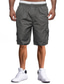 billige Cargoshorts-Herre Shorts med lommer Casual shorts Lomme Vanlig Komfort Åndbart udendørs Daglig I-byen-tøj Mode Afslappet Sort Blå