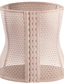 billige Korsetter-kvinner plus size shapewear midje trener kroppsformer ren farge sport enkelt uformelt hjem daglig gå ut polyester pustende sommer vår hjemmeantrekk