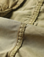 abordables Bermudas cargo-Hombre Pantalón Corto Cargo Shorts para senderismo Multi bolsillo Color Camuflaje Comodidad Listo para vestir Longitud de la rodilla Casual Diario Festivos Mezcla de Algodón Deportes Moda Amarillo