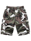 cheap Cargo Shorts-Men&#039;s Cargo Shorts Summer Shorts Flap Pocket Plain Camouflage Comfort Breathable Outdoor Daily Going out Fashion Casual Black Army Green