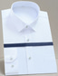billiga Formella skjortor-Herr Skjorta Knapp upp skjorta Skjorta med krage Icke-järnskjorta Svart Vit Rodnande Rosa Långärmad Slät Nedvikt Vår Höst Bröllop Arbete Kläder