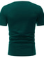 abordables Camisetas casuales de hombre-Hombre Camiseta Bloque de color Cuello redondo Vacaciones Noche Mangas cortas Ropa Moda Básico Casual