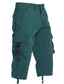 voordelige Cargoshorts-Voor heren Tactische korte broek Cargoshorts Capri broeken Trekkoord Flap zak Effen Comfort Ademend Buiten Dagelijks Uitgaan Modieus Streetwear Zwart Blozend Roze