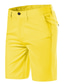 billige chinoshorts til mænd-Herre Shorts Chino shorts Bermuda shorts Lomme Vanlig Komfort Åndbart udendørs Daglig I-byen-tøj Bomuldsblanding Mode Afslappet Gul Lyserød