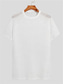 Χαμηλού Κόστους Ανδρικά μπλουζάκια casual-Ανδρικά Μπλουζάκι Μπλουζάκι μπλουζάκι Σκέτο Στρογγυλή Ψηλή Λαιμόκοψη Δρόμος Διακοπές Κοντομάνικο Πλεκτό Ρούχα Μοντέρνα Υψηλής Ποιότητας Βασικό