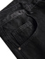 economico Pantaloncini casual-Per uomo Jeans Pantaloncini di jeans Tasche Strappato Liscio Comfort Traspirante Giornaliero Per uscire Di tendenza Informale Nero Blu