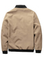 cheap Men&#039;s Jackets &amp; Coats-Men&#039;s Bomber Jacket Transition Jacket Sports Outdoor Windproof Classic Style All Seasons Solid Color Classic &amp; Timeless Crewneck Regular Black Red Green khaki Dark Blue Jacket