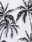 billige Hawaiiskjorts-Herre Skjorte Hawaii skjorte Grafisk Hawaiisk Aloha Blader Design Klassisk krage Hvit Gul Rosa Navyblå Blå Andre trykk Avslappet Ferie Kortermet Trykt mønster Klær Hawaiisk Designer