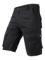 billige Cargoshorts-Herre Shorts med lommer Trekking-shorts Lomme Vanlig Komfort Åndbart udendørs Daglig I-byen-tøj Mode Afslappet Sort Grøn