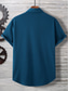 Χαμηλού Κόστους ανδρικά πουκάμισα casual-Ανδρικά Πουκάμισο Πουκάμισο με κουμπιά Καλοκαιρινό πουκάμισο Casual πουκάμισο Μαύρο Λευκό Ανθισμένο Ροζ Μπλε Σκούρο μπλε Κοντομάνικο Σκέτο Πέτο Καθημερινά Διακοπές Ρούχα Μοντέρνα Καθημερινό Άνετο