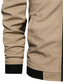 cheap Men&#039;s Jackets &amp; Coats-Men&#039;s Bomber Jacket Transition Jacket Sports Outdoor Windproof Classic Style All Seasons Solid Color Classic &amp; Timeless Crewneck Regular Black Red Green khaki Dark Blue Jacket
