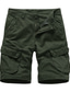 billige Cargoshorts-Herre Shorts med lommer Trekking-shorts Klap lomme Vanlig Komfort Åndbart udendørs Daglig I-byen-tøj Mode Afslappet Sort militærgrøn