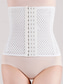 billige Korsetter-kvinner plus size shapewear midje trener kroppsformer ren farge sport enkelt uformelt hjem daglig gå ut polyester pustende sommer vår hjemmeantrekk
