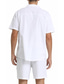 رخيصةأون مجموعات القمصان الرجالية-رجالي قميص قميص كتان 2 قطعتين مجموعة قميص مجموعة الصيف أسود أبيض أزرق كم قصير 平织 Lapel للربيع والصيف ستايل هاواي مناسب للعطلات ملابس جيب