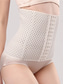 billige Korsetter-kvinner plus size shapewear midje trener kroppsformer ren farge sport enkelt uformelt hjem daglig gå ut polyester pustende sommer vår hjemmeantrekk
