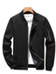 cheap Men&#039;s Jackets &amp; Coats-Men&#039;s Bomber Jacket Transition Jacket Sports Outdoor Windproof Classic Style All Seasons Solid Color Classic &amp; Timeless Crewneck Regular Black Red Green khaki Dark Blue Jacket