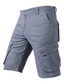 preiswerte Cargo Shorts-Herren Cargo Shorts Kurze Hosen Kurze Hose für Wanderer Tasche Glatt Komfort Atmungsaktiv Outdoor Täglich Ausgehen Modisch Brautkleider schlicht Schwarz Grün