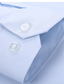 preiswerte Formelle Hemden-Herren Oberhemd Hellrosa Schwarz Weiß Langarm Streifen und Plaid Hemdkragen Ganzjährig Freizeitskleidung Verabredung Bekleidung