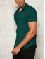 Χαμηλού Κόστους ανδρικά πουκάμισα casual-Ανδρικά Πουκάμισο Πουκάμισο με κουμπιά Καλοκαιρινό πουκάμισο Casual πουκάμισο Μαύρο Λευκό Κίτρινο Μπλε Σκούρο πράσινο Κοντομάνικο Σκέτο Πέτο Καθημερινά Διακοπές Ρούχα Μοντέρνα Καθημερινό Άνετο
