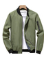 cheap Men&#039;s Jackets &amp; Coats-Men&#039;s Bomber Jacket Transition Jacket Sports Outdoor Windproof Classic Style All Seasons Solid Color Classic &amp; Timeless Crewneck Regular Black Red Green khaki Dark Blue Jacket