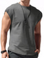 Χαμηλού Κόστους Ανδρικά μπλουζάκια casual-Ανδρικά Μπλουζάκι Μπλουζάκι μπλουζάκι Σκέτο Στρογγυλή Ψηλή Λαιμόκοψη Δρόμος Διακοπές Ιμάντες Ρούχα Μοντέρνα Υψηλής Ποιότητας Βασικό