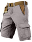 billige Herreshorts-Herre Shorts Trekking-shorts Multi lomme Zebra Påførelig Korte udendørs Daglig Designer Afslappet Sort militærgrøn