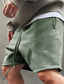 abordables Bermudas estilo casual-Hombre Pantalones deportivos Pantalones cortos activos Pantalones cortos de sudor Bolsillo Plano Comodidad Transpirable Exterior Diario Noche Moda Casual Negro Azul Piscina