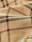 abordables Bermudas cargo-Hombre Pantalón Corto Cargo Pantalones cortos casuales Bolsillo Plaid Comodidad Transpirable Exterior Diario Noche 100% Algodón Moda Casual Negro Caqui