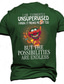 tanie T-shirty 3D męskie-Męskie Podkoszulek Koszulki T-shirt z nadrukiem na plecach Graficzny Kreskówki Półgolf Odzież Druk 3D Na zewnątrz Codzienny Krótki rękaw Nadruk Moda Designerskie Zabytkowe