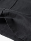 levne Kapsáče-Pánské Šortky s kapsami Neformální šortky Kapsa s klopou Bez vzoru Pohodlné Prodyšné Venkovní Denní Jdeme ven 100% bavlna Módní Na běžné nošení Černá Khaki