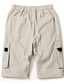 billiga Cargo-shorts-Herr Cargo-shorts Casual shorts Snörning Elastisk midja 6 fickor Kamuflasje Solid färg Komfort Bärbar Arbete Dagligen Streetwear Ledigt Svart Ljusgrön Microelastisk