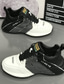 Χαμηλού Κόστους Ανδρικά Sneakers-Ανδρικά Αθλητικά Παπούτσια Παπούτσια Τρεξίματος Αθλητικά Προστατευτική Επένδυση Φωτισμός Moale Υποστηρίζει Πεζοπορία Τρέξιμο PU Δέρμα Καλοκαίρι Άνοιξη Μαύρο Λευκό